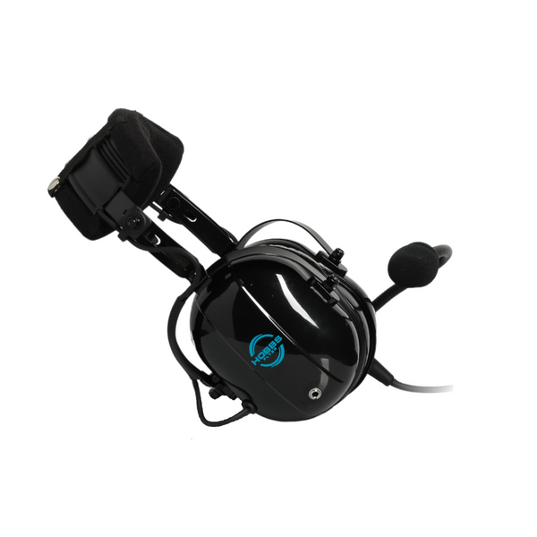 Hobbs Flyer H1 Passive Noise Canceling Aviation Headset with Music Input