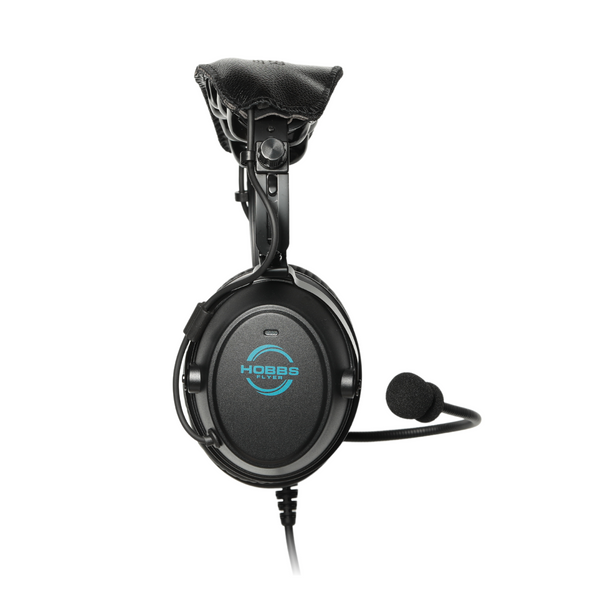 Hobbs Flyer H2 Active Noise Canceling (ANR) Aviation Headset with Bluetooth