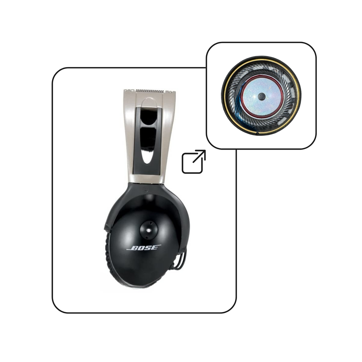 ReplacementEarCupSpeakerforBos