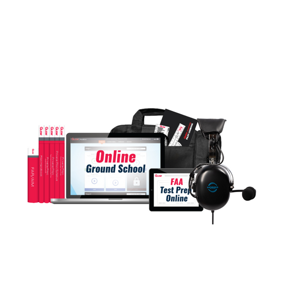 Gleim Deluxe Private Pilot Kit with H2 Passive Bluetooth Headset