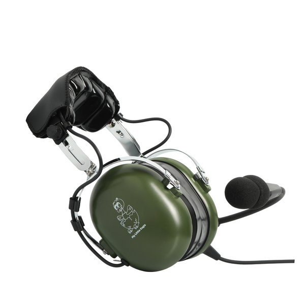My Little Eagle Aviation Headset Camo Green