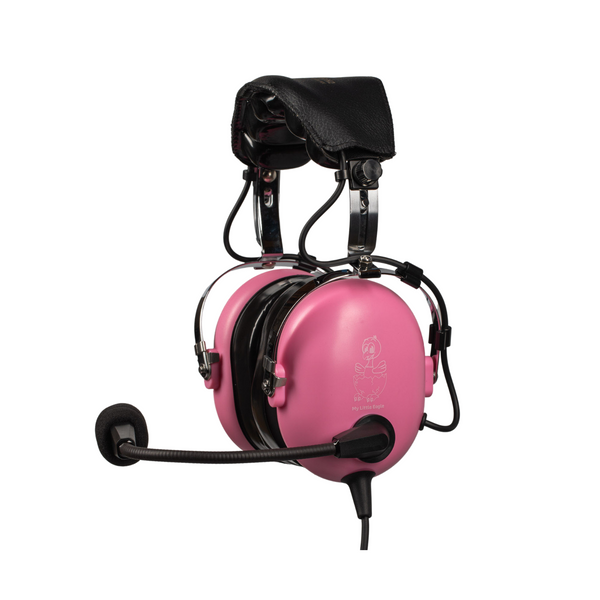 My Little Eagle Aviation Headset Pink Left
