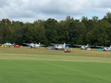 Hobbs Flyer at the Triple Tree Aerodrome Fly-In