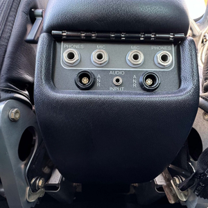 Two 6-Pin Lemo plug receptacles installed