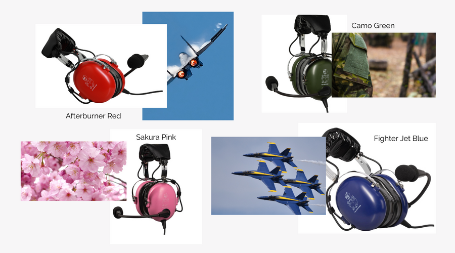 Headset Color The Inspiration behind the My Little Eagle Headset Colors – Hobbs Flyer