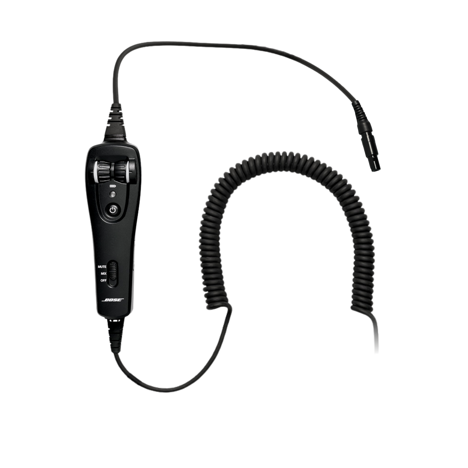 Bose A20 Headset Cable Assembly Coiled Cord – Hobbs Flyer Bose A20 Headset Cable Assembly Coiled Cord – Hobbs Flyer