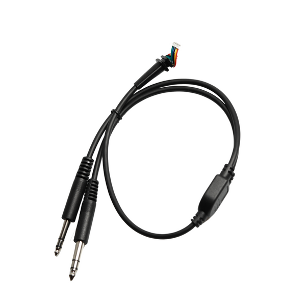 GA Twin Plug Cable for Lightspeed QFR Series Aviation Headset