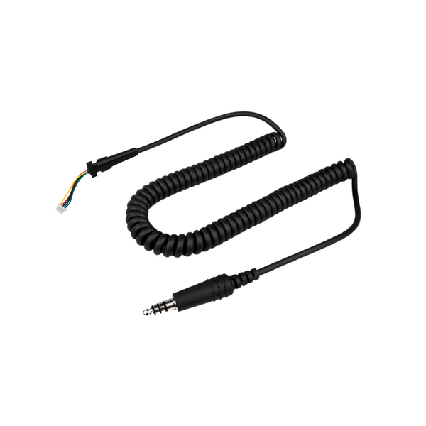 Helicopter U174 Single Plug Cable for Lightspeed Zulu and Sierra Aviation Headset