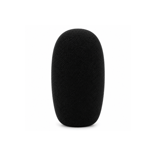 Aviation Headset Mic Windscreen Muff Stealth Jet Black
