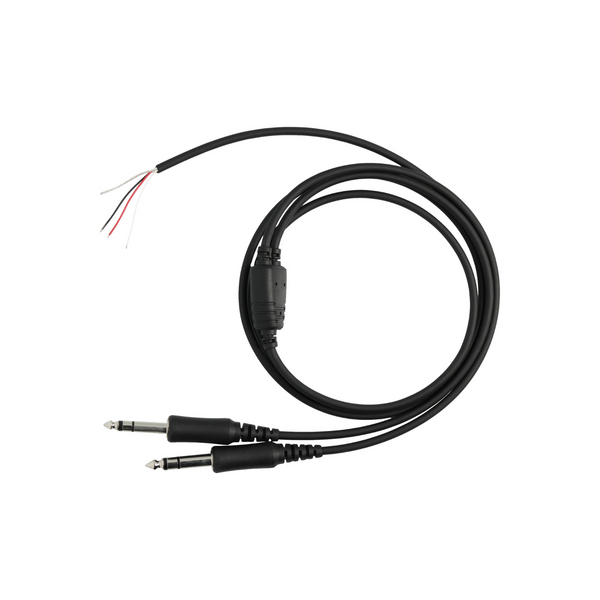 GA Twin Plug Aviation Headset Replacement Cable