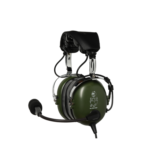 My Little Eagle Youth Aviation Headset - Camo Green